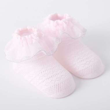 OEM ONE-P92 Kaos Kaki Renda Anak Perempuan Kids Socks Pakaian Bayi Kaos Kaki Bayi Ala Putri Bahan Ka
