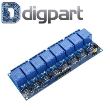 Relay Module 5v 8 Channel For Arduino PIC ARM DSP AVR Raspberry Pi