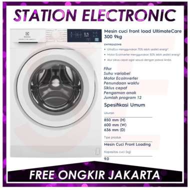 Electrolux EWF9024D3WB Mesin Cuci Front Loading