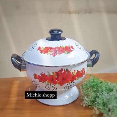 MASTER BAKUL NASI / COLANDER 22 CM ENAMEL HIGH QUALITY!