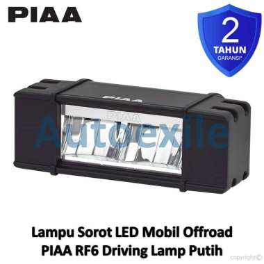 PIAA RF6 DKRF65 White LED 6" Long Range Driving Lamp Kit 6000K Lampu Sorot Tembak Jauh Putih Mobil
