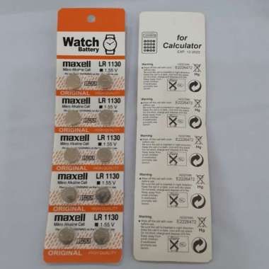 Baterai Kalkulator LR1130 per pcs