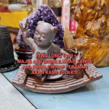 Hiolo Keramik Tempat Bakar Dupa Kerucut Peluru Premium ANAK Ikan