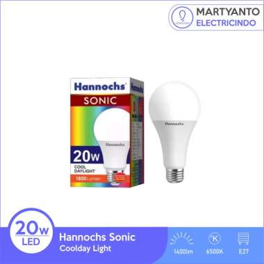 Hannochs Sonic Lampu LED 20 Watt Warna Putih