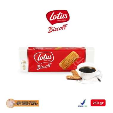 Biskuit Karamel Lotus Biscoff Belgia [isi 34 pcs = 250 gr]