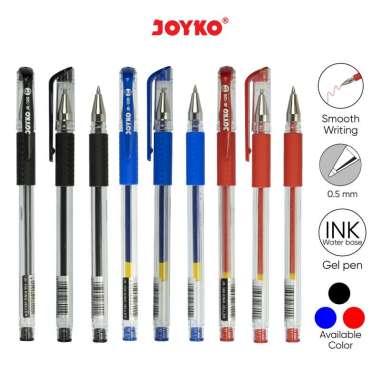 JOYKO Gel Pen Pulpen Pena JK-100 0.5 mm Red