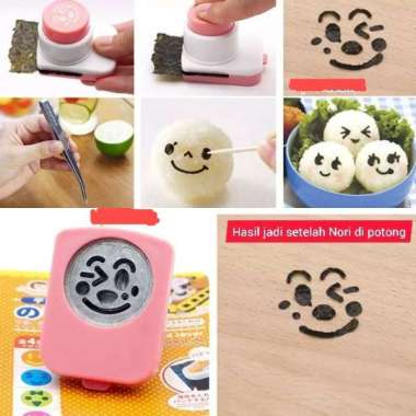 Nori Puncher Nori Cutter Cetakan Rumput Laut Nori Seaweed Bento