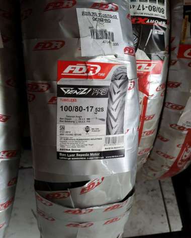 Ban FDR 100/80-17 GENZIPRO TUBELESS