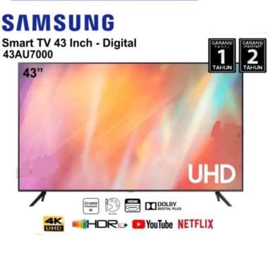 LED 4K Crystal UHD Smart TV Samsung 43" 43AU7000 | 43 inch in AU7000