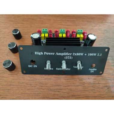 High Power Amplifier 2x80W+100W TPA3116D2 XH-M573 PAKAI PANEL