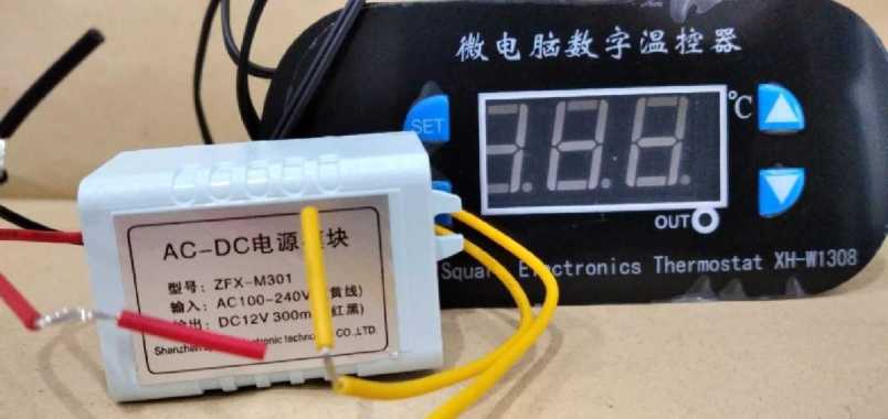 Thermostat Digital Display Temperature Control 220V W1308 (2075) Dg Power