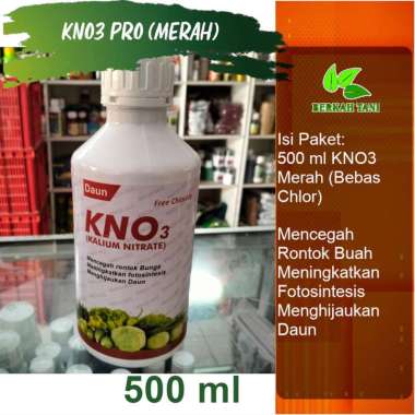 KNO3 Merah 500 ml Pupuk KNO3 Vegetatif Bebas Chlor