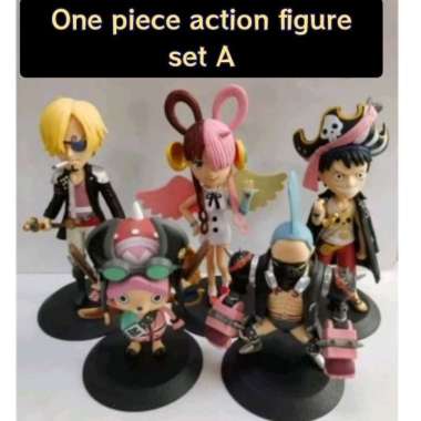 one piece character action figure set 5pcs