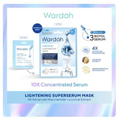 WARDAH LIGHTENING ESSENCE SHEET MASK 20 ML / MASKER WAJAH