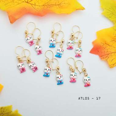 ANTING ANAK ANTING EMAS ASLI KADAR 375 (8K) & KADAR 300 (6K) ANTING HELLO KITTY EMAS SERIES ANTING M