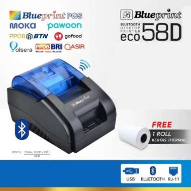 PRINTER THERMAL KASIR BLUEPRINT BLUETOOTH ECO SERIES [ECO-58D]