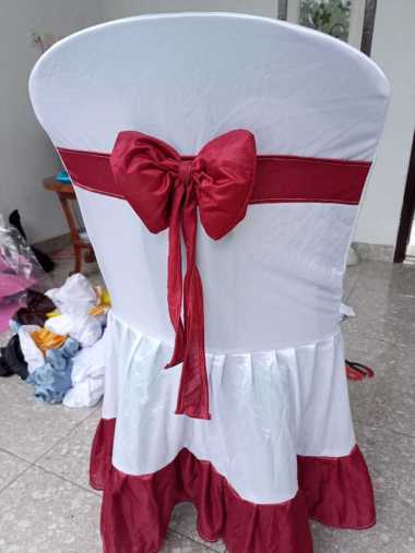 sarung kursi tamu undangan bungkus kursi tamu undangan dekorasi kursi pesta nikahan lamaran pernikah