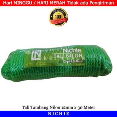 TALI TAMBANG NILON NICHIE 12 MM X 30 METER