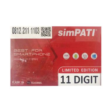 Telkomsel Simpati Nomor Cantik 0812 211 1103 Kartu Perdana