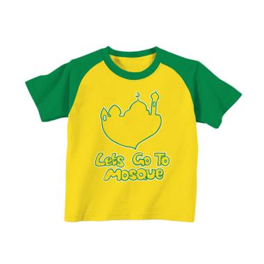 Aitana Kids AiK-16-011 Letsgo Kaos Muslim Anak Laki Laki - Kuning