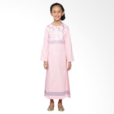 Versail Kids Junior R1114 Glamour Brookat Gamis Anak Perempuan - Pink
