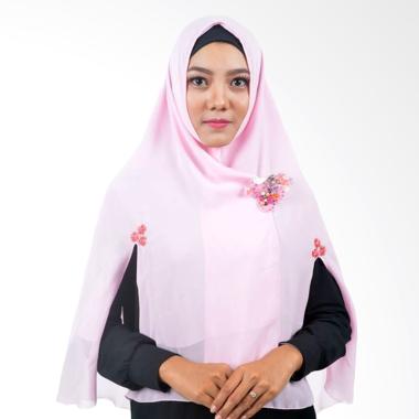Atteena Hijab Khimar Safina Jilbab Instant - Baby Pink