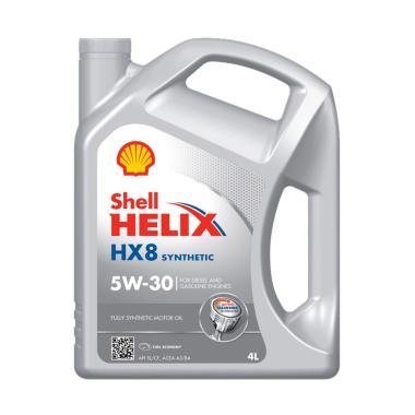 Shell Helix HX8 5W-30 Full Synthetic [4 L] OLI MOBIL MANDIRI BAN