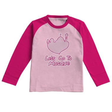 Aitana AiK-16-012 Letsgo Kids Kaos Muslim Anak Perempuan - Pink