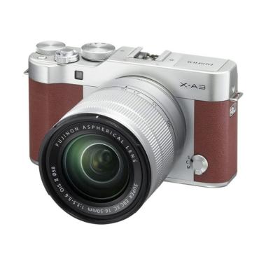 Fujifilm X-A3 Kit Lens 16-50mm Kamera Mirrorless - Brown