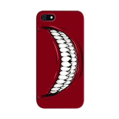 Indocustomcase Smile Custom Hardcase Casing for iPhone 5/5S/SE