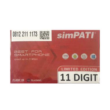 Telkomsel Simpati Nomor Cantik 081 22 1111 73 Kartu Perdana