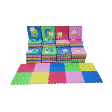 Ari Jaya Karpet Puzzle Polos - Multicolor [1 Dus/ 10 pcs]