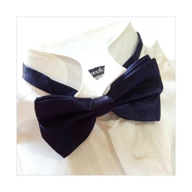 Houseofcuff Dasi Kupu Wedding Best Man - Dark Blue Semua Ukuran Biru Dongker