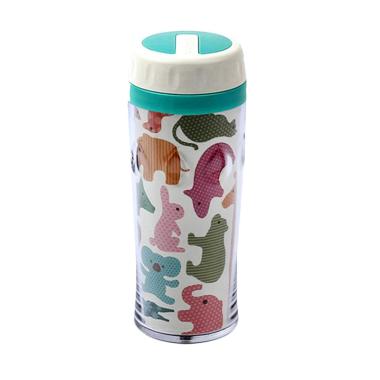 Lock & Lock Double Wall Tumbler Zoo with Mint Cap [350 mL]