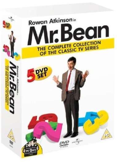 DVD: Mr. Bean Collection 5 DVD + Bonus Mr. Bean Animated Series