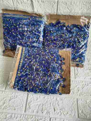 Renda gorden crystal satu hati warna merah