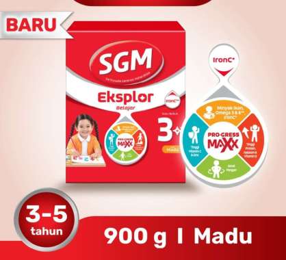 SGM 3+ Vanila/ Madu 900gr Honey