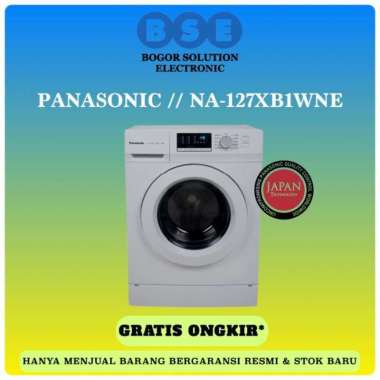 MESIN CUCI PANASONIC NA127XB1WNE 7KG PANASONIC NA127XB FRONT LOADING