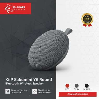 KiiP Y6 Sakumini Wireless Round Bluetooth Wireless Speaker Portable