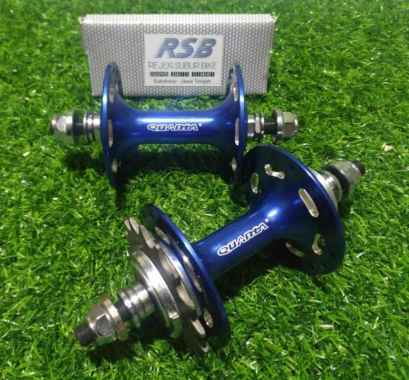 Hub Sepeda fixie 32H sealed bearing Plus COG fixed gear BMX Quanta Biru