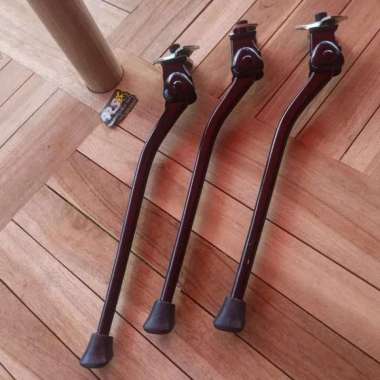 Standar Tengah Alloy Sepeda Lipat BMX MTB ring 26 jagang samping Hitam