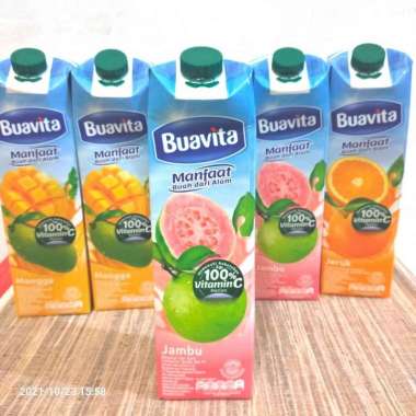 BUAVITA Guava Jus Buah Jambu Biji Merah - Kemasan 1L
