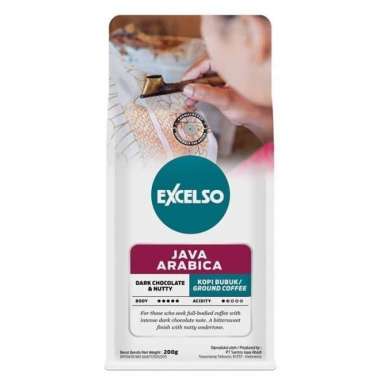 Excelso ~ Java Arabica Ground 200gr Kopi Bubuk Excelso Java Arabica