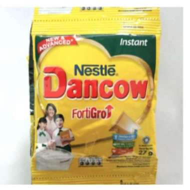 Susu Bubuk Dancow instant sachet Fortigro Dancow Putih 10 SACHET
