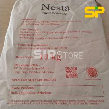 NESTA Irot Isian Roti Oil Based / Isian Roti Rasa Cokelat / Isian Roti Rasa Keju 10kg COKELAT