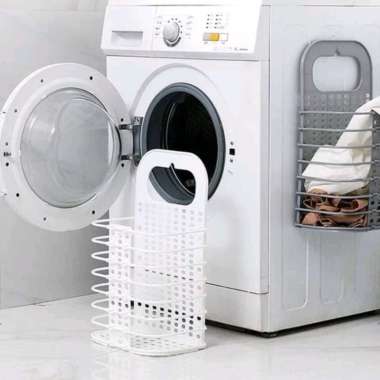 keranjang baju kotor plastik lipat - keranjang laundry lipat