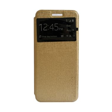 MyUser Flip Cover Casing for Xiaomi Note Pro - Gold