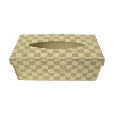 TECHNOZIO TISSUE BOX MOBIL CREAM KOTAK - TEMPAT TISSUE MOBIL CREAM KOTAK [PREMIUM QUALITY]