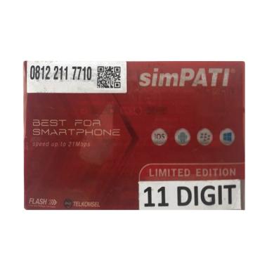 Telkomsel Simpati Nomor Cantik 081 22 11 7710 Kartu.