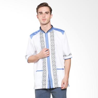 LGS Men Motif Vertikal Regular Fit Koko - Putih [CSH.283.S631K.209.C]